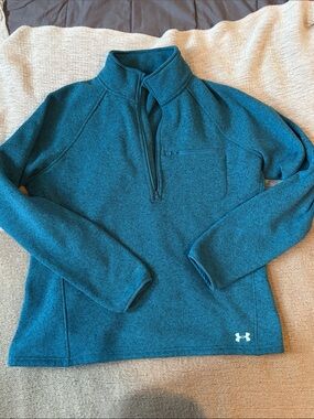 Under Armour Women’s Teal Half-Zip Pullover Sweater